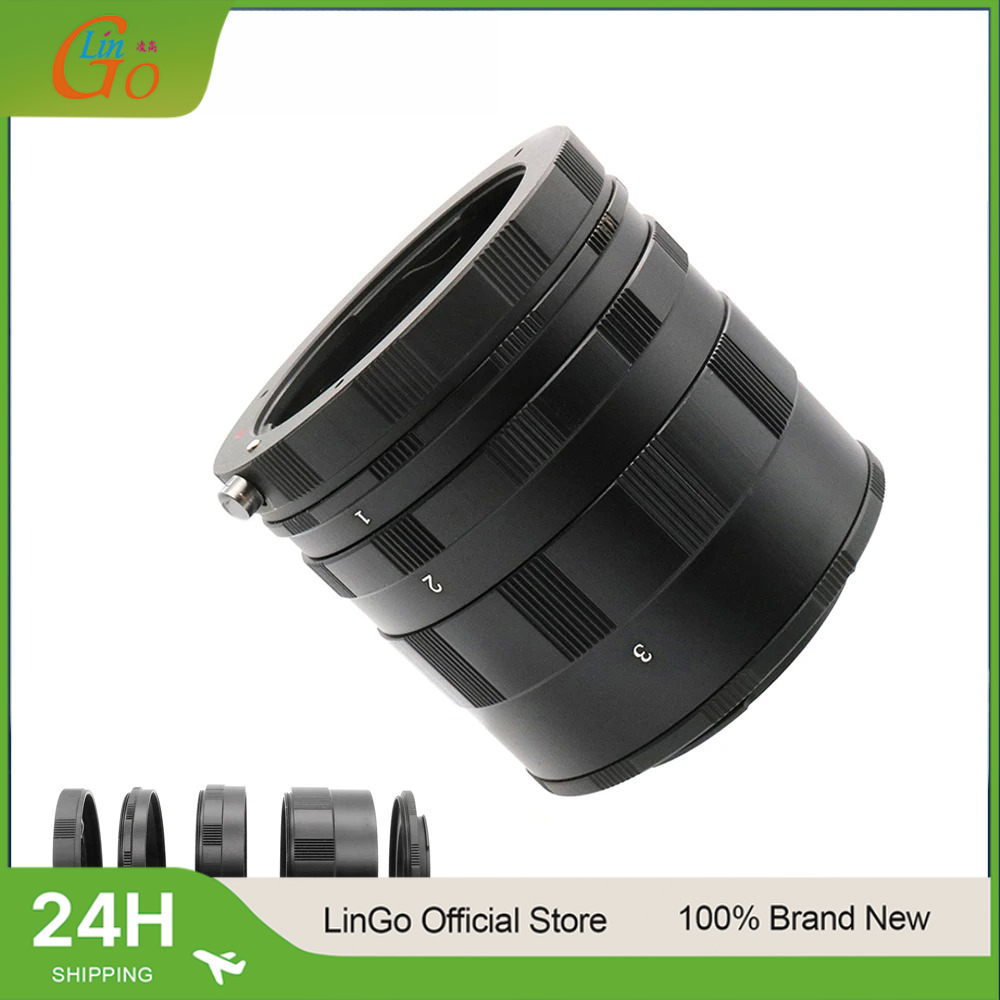 Macro Photography Lighting Kit - LinGo Macro Extension Tube Adapter Ring