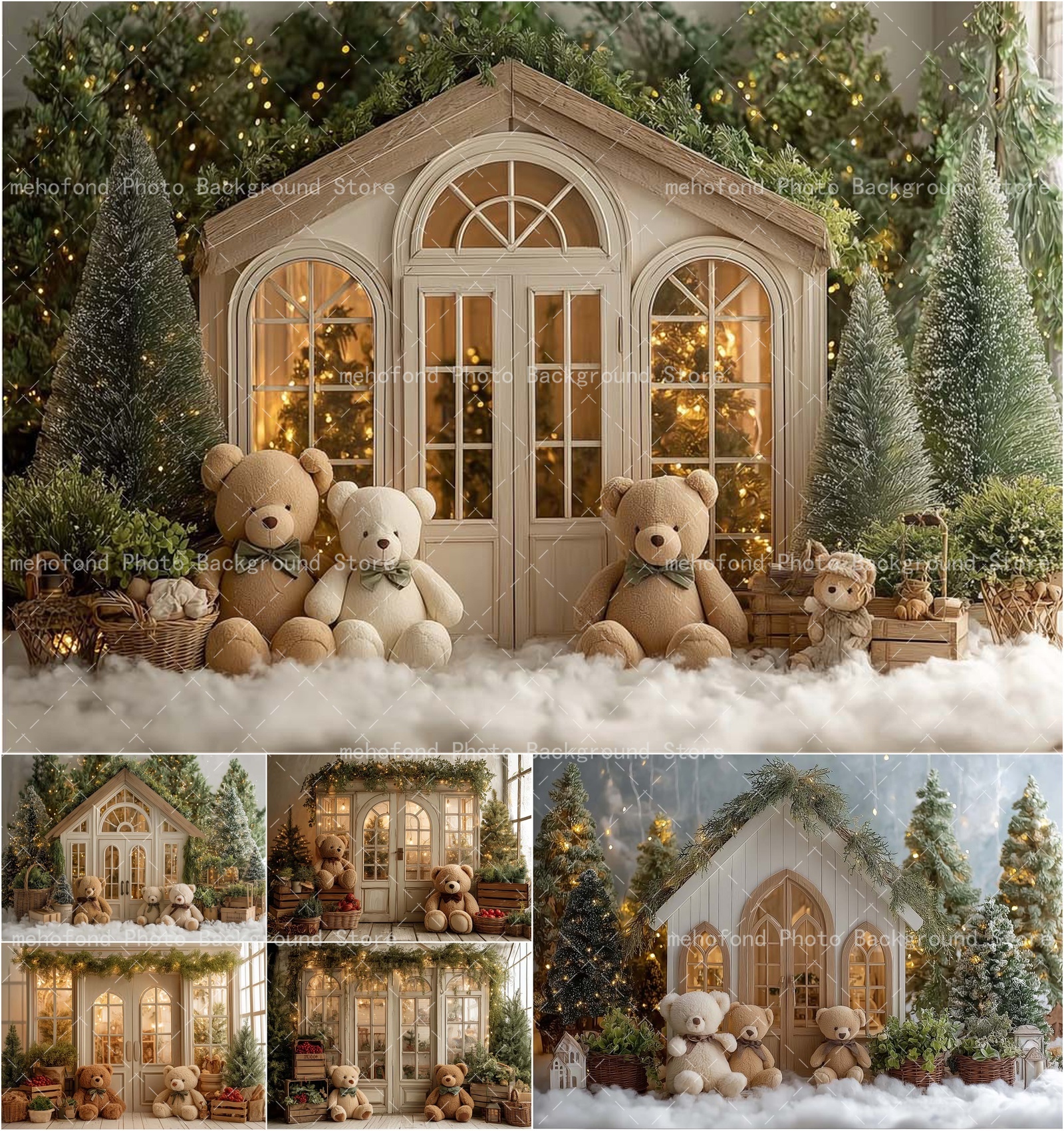 Photography Lighting White Background - Mehofond Photography Background Christmas Tree House