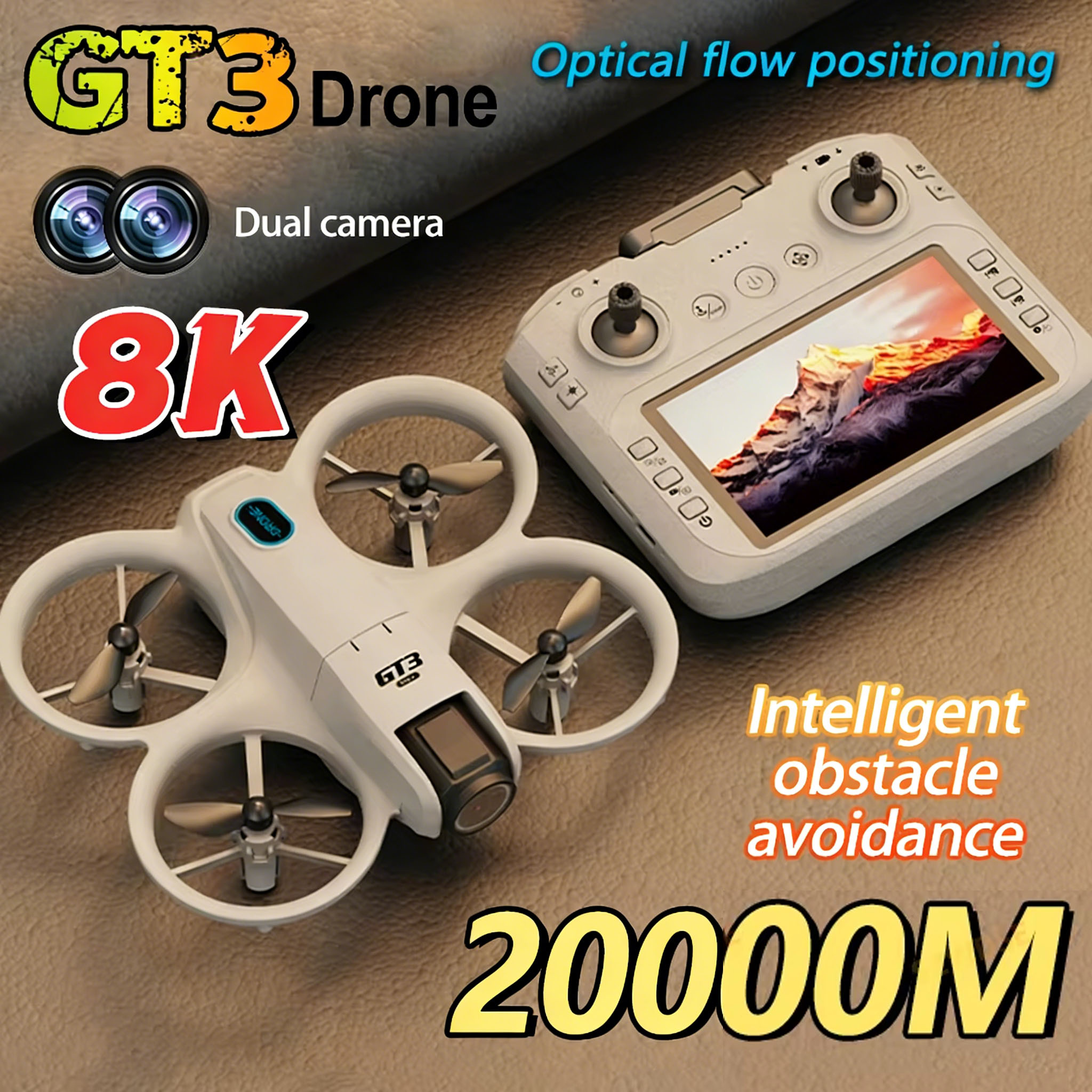 Photography Lighting System - 2026 New GT3 Mini Hot Drone