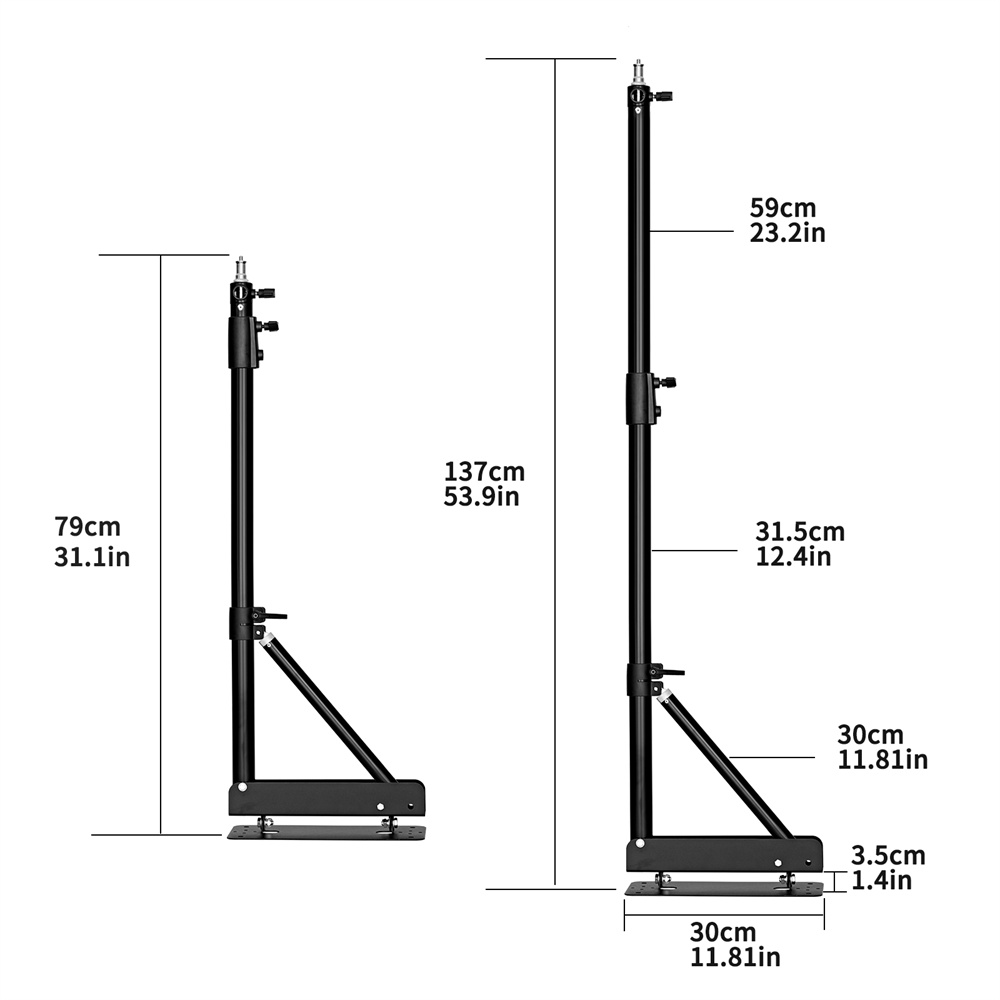 100/135/ 170cm Wall Mounting T – обзор и цена Photography Lighting System