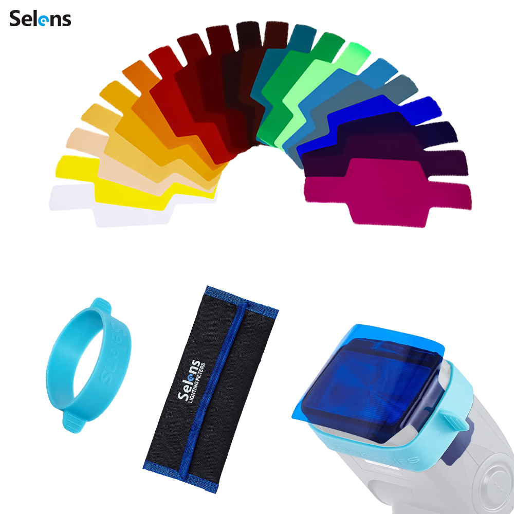 Selens 20pcs SE-CG20 Flash Gel – обзор и цена Photography Lighting Modifiers