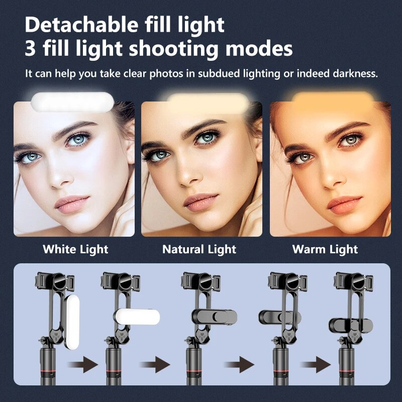 Wireless Bluetooth Selfie Stic – обзор и цена Photography Lighting System