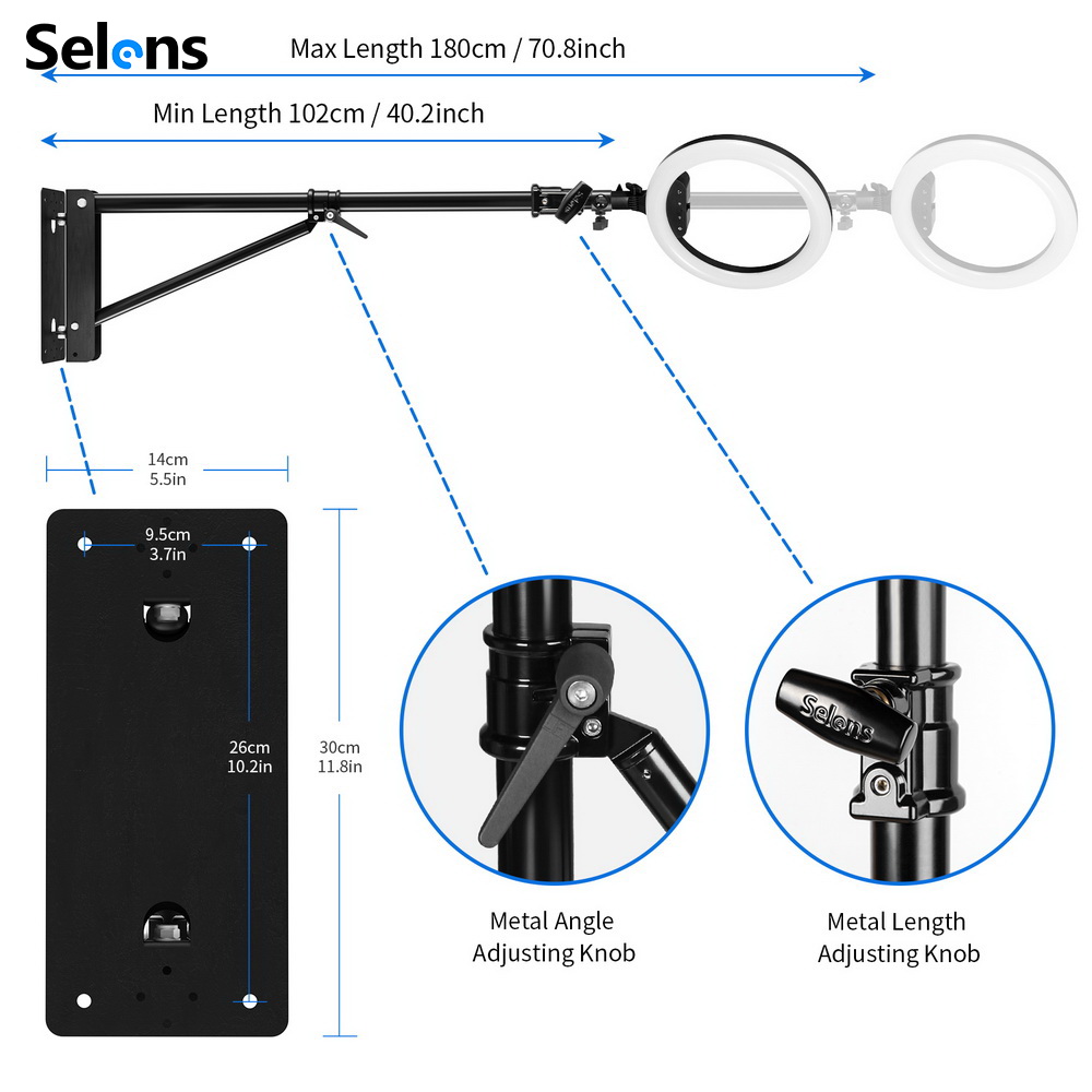 Meking Wall Camera Mount With  – обзор и цена Photography Lighting Triangle