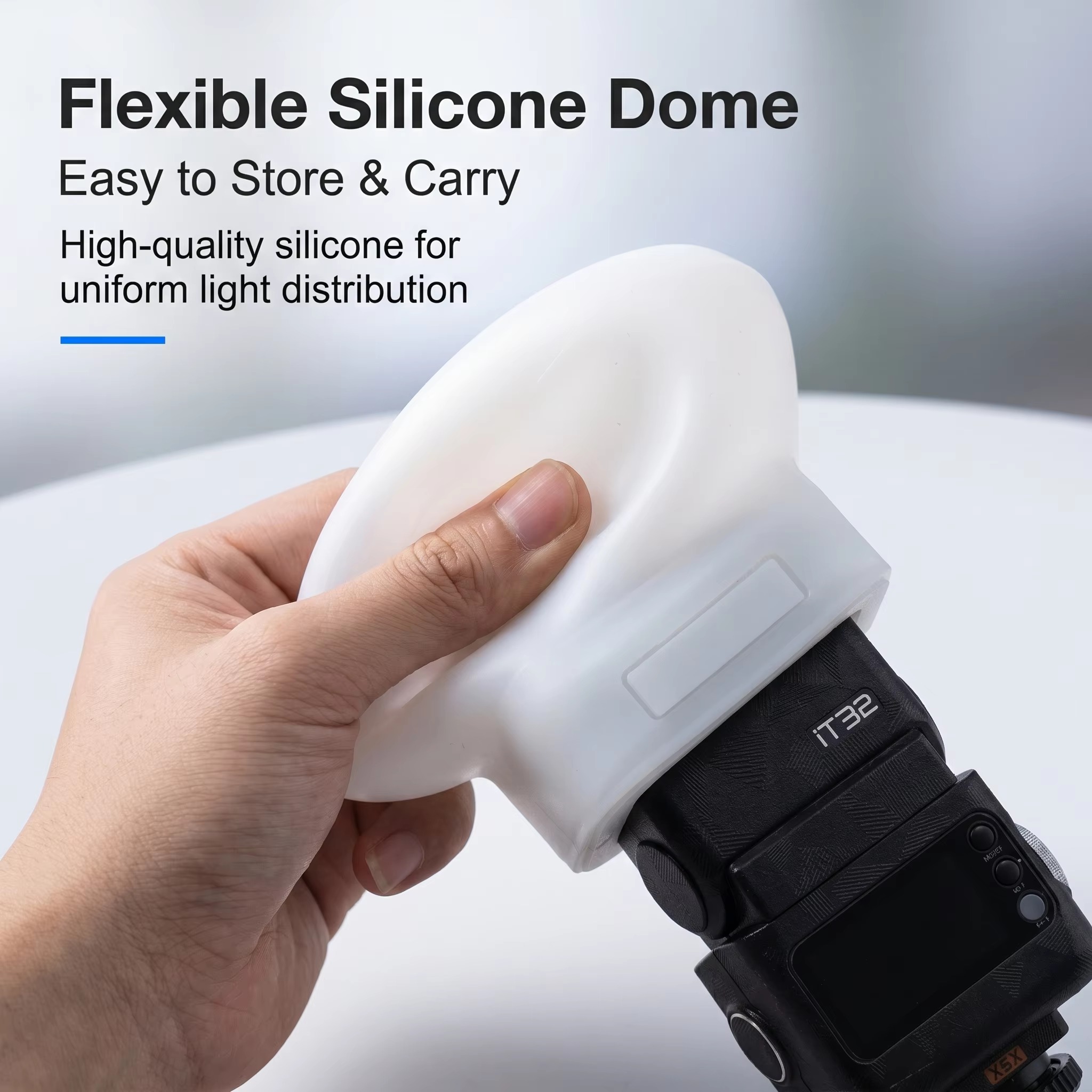 Silicone Flash Diffuser Cover  – обзор и цена Photography Lighting No Shadows