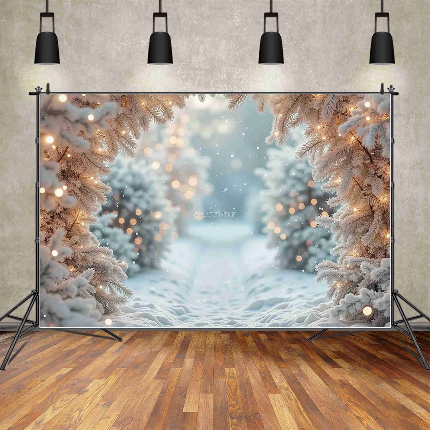 Snow Christmas White Lights Bo – обзор и цена Photography Lighting White Background
