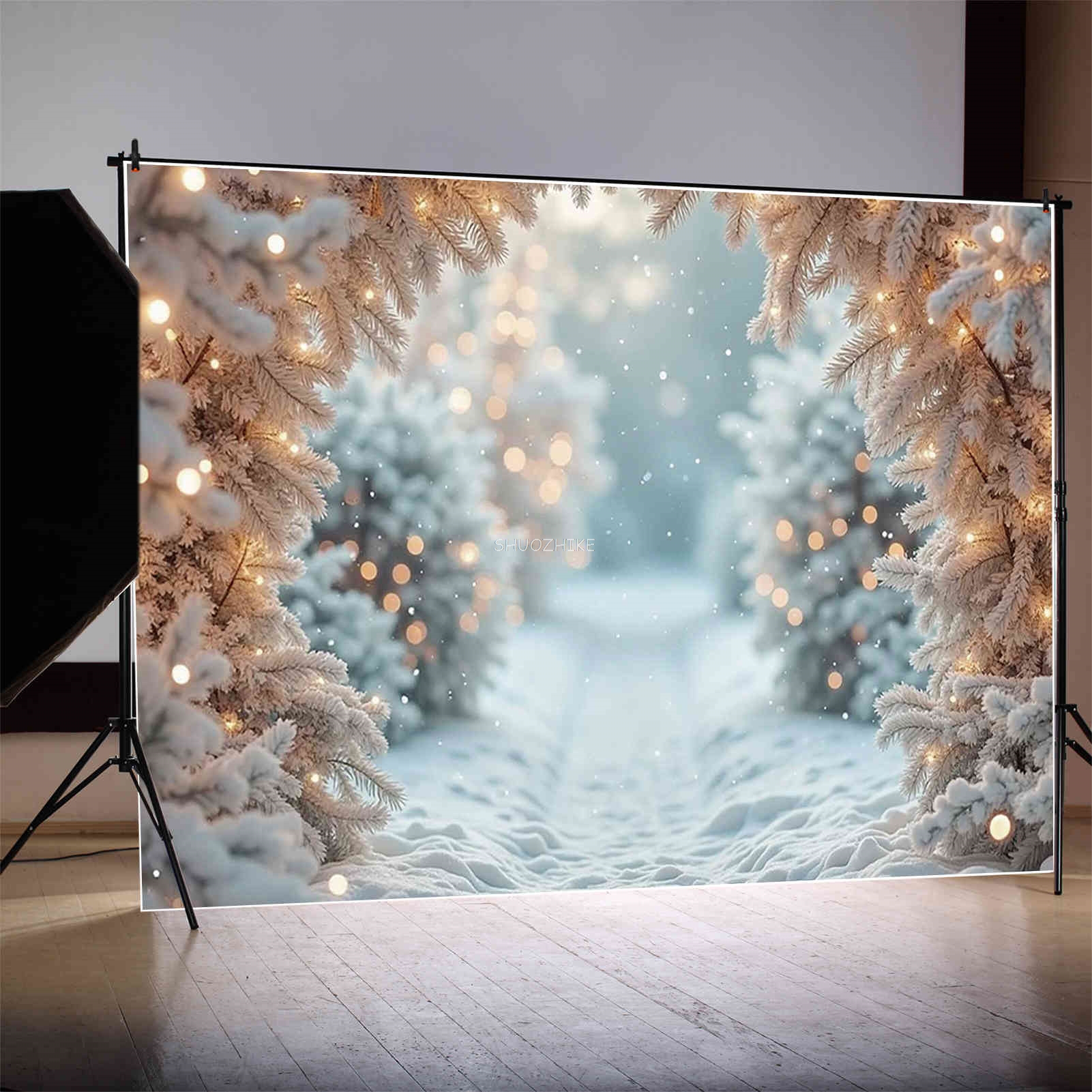Snow Christmas White Lights Bo – обзор и цена Photography Lighting White Background