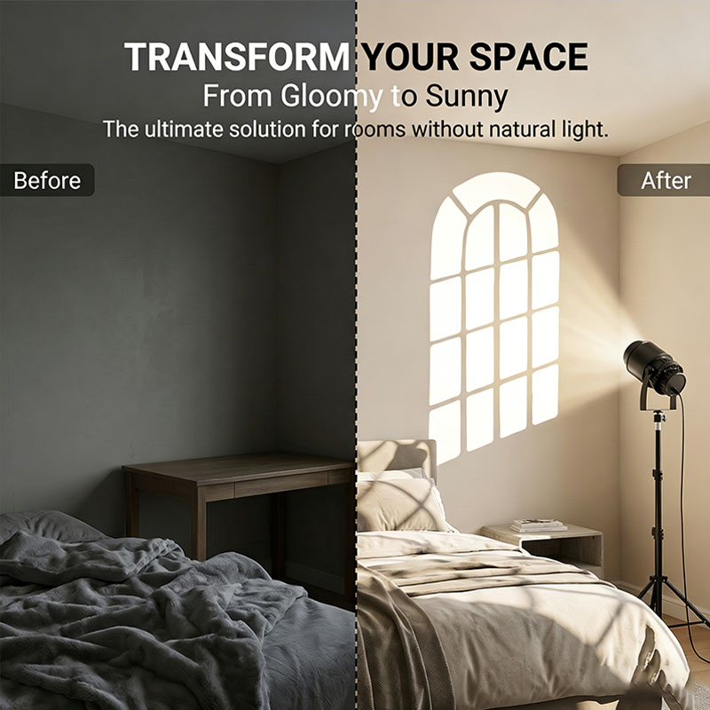 15W Virtual Fake Window Projec – обзор и цена Photography Lighting No Shadows