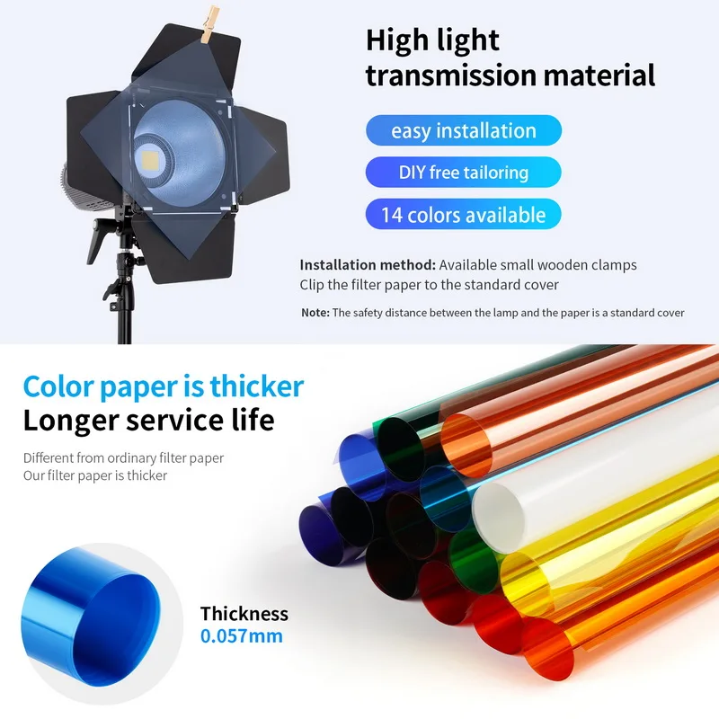 Selens 14 Colors  40*50cm Filt – обзор и цена Photography Lighting Modifiers