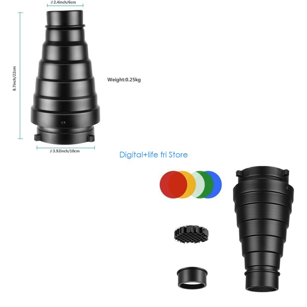 E06D Photography Metal Snoot f – обзор и цена Photography Lighting Modifiers