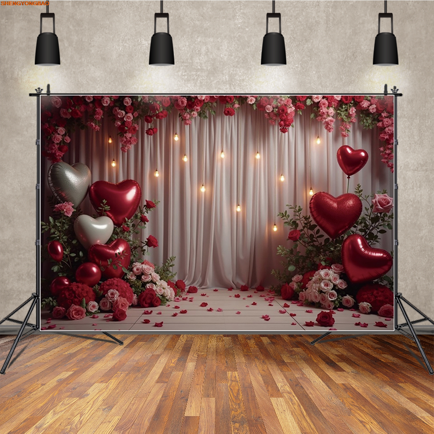 Valentines Lovers Day Backgrou – обзор и цена Photography Lighting White Background