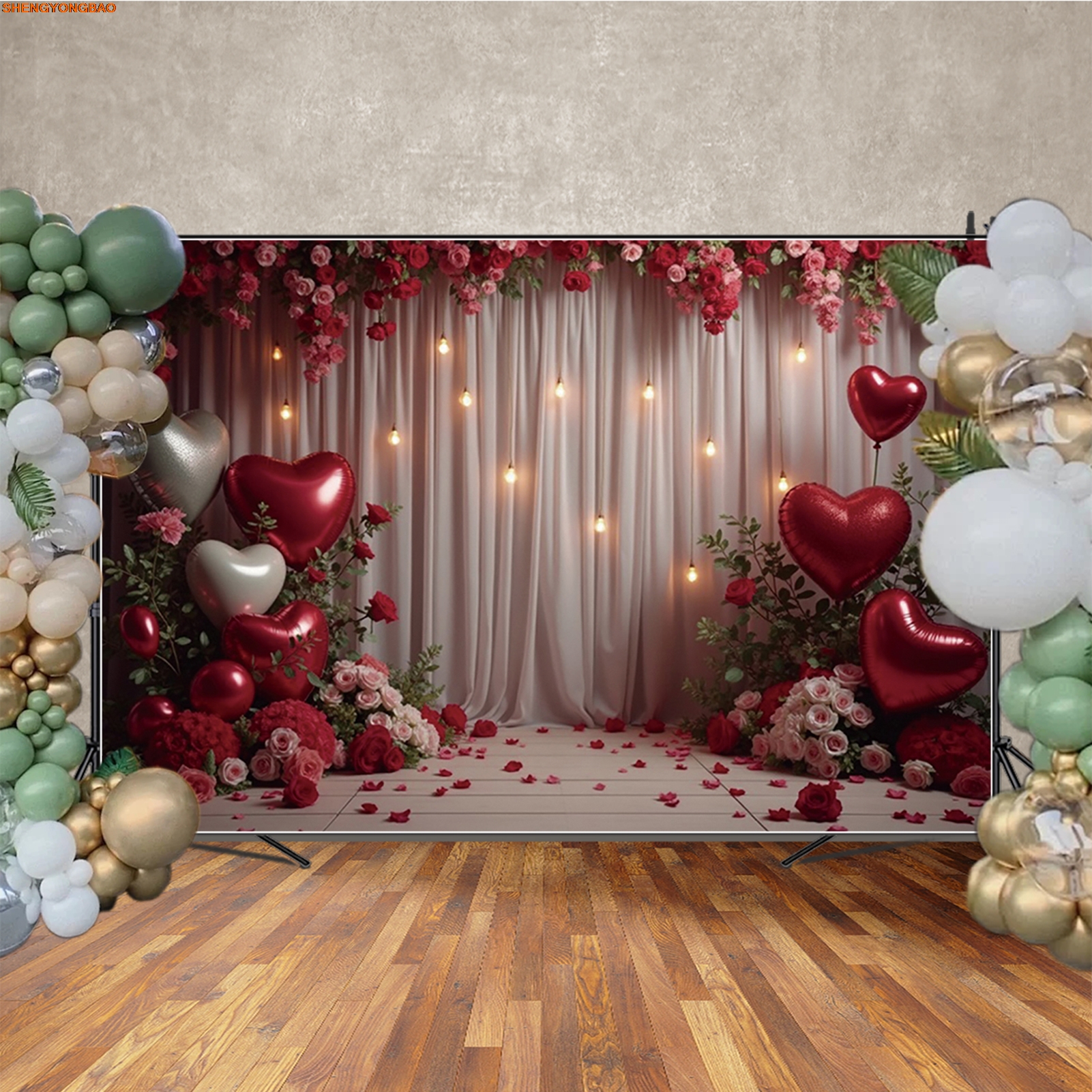 Valentines Lovers Day Backgrou – обзор и цена Photography Lighting White Background