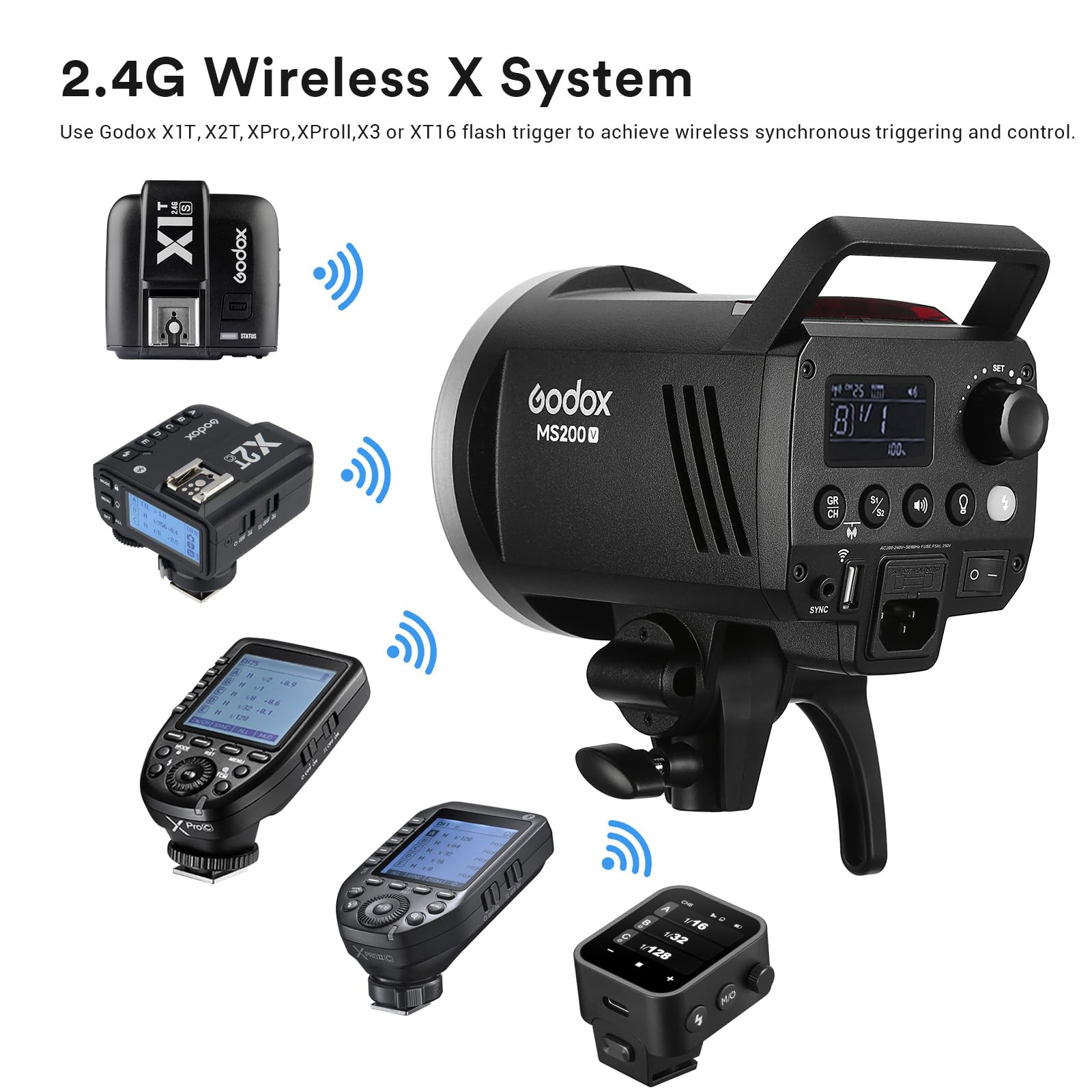 Godox MS200V Studio Strobe Fla – обзор и цена Photography Lighting For Portraits