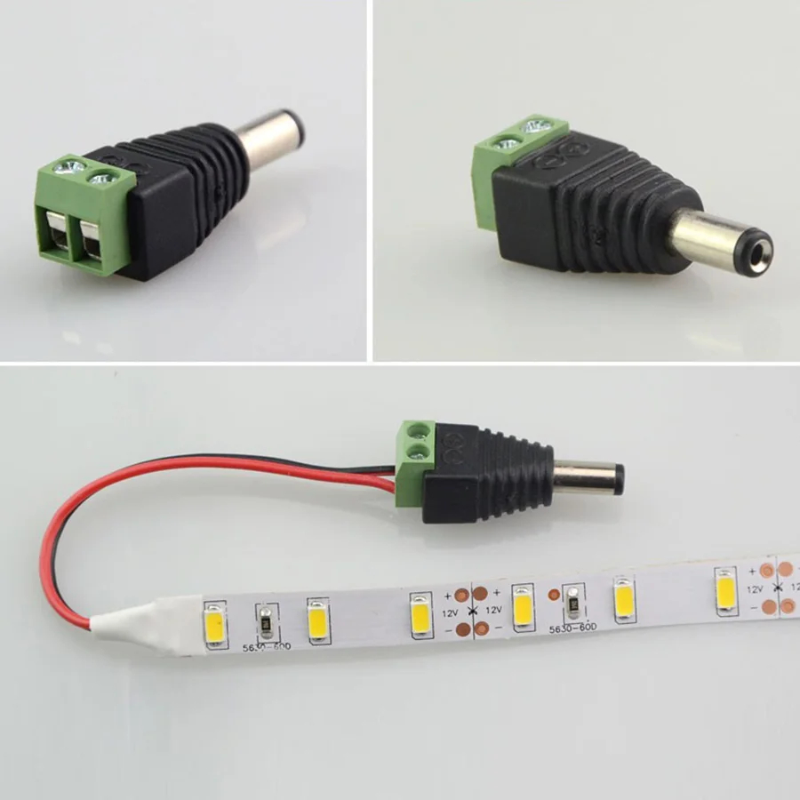 5pairs DC 12V Female And Male  – обзор и цена Photography Lighting Diagram